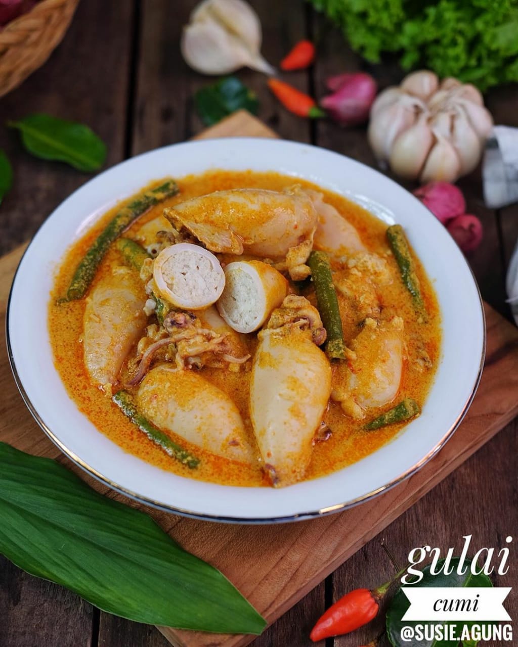 Gulai Cumi Isi Tahu